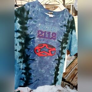 Liquid Blue Rush 2112 Tie-Dye Mens T-Shirt XL